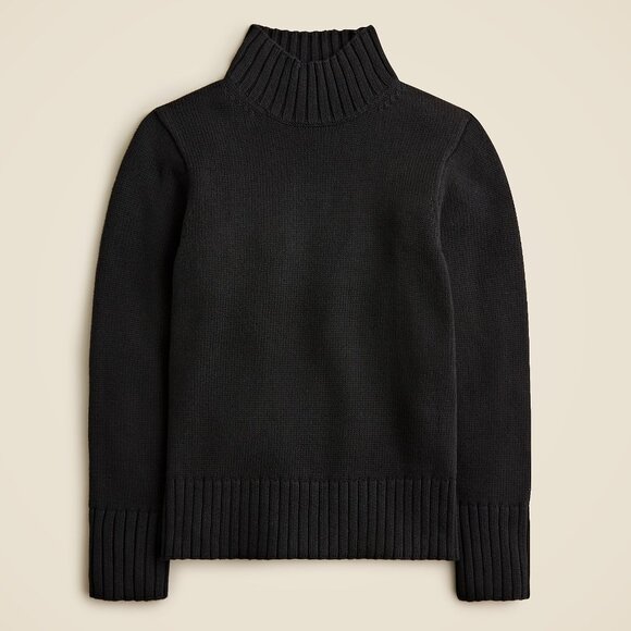 NWT J.Crew Cotton Turtleneck Sweater - Picture 4 of 4